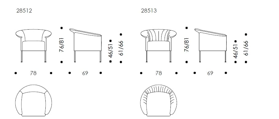 Тканевое кресло Wittmann LILIAN ARCH-00059245 - Вид №5