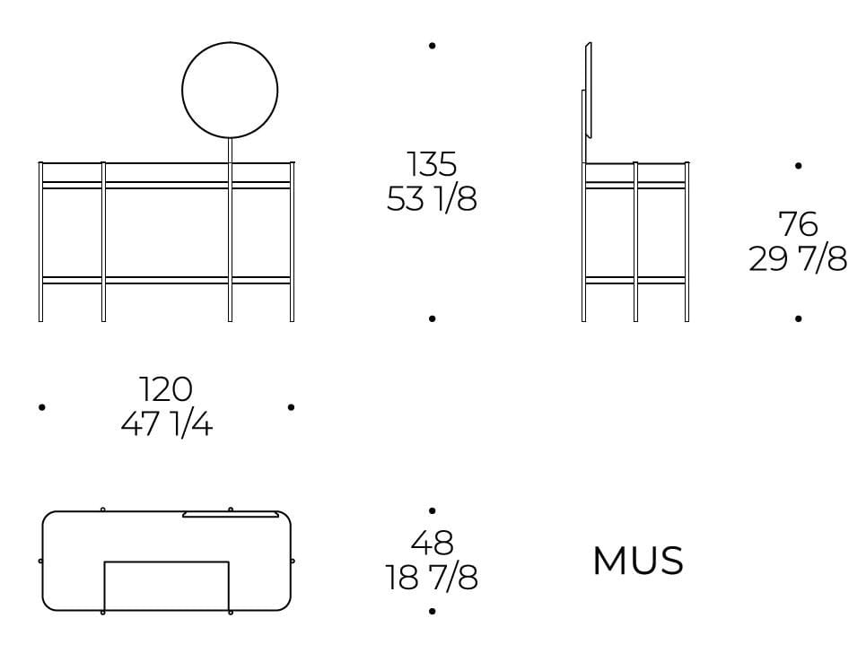 МДФ туалетный столик Liu Jo Living Collection ARCH-00048056 - Вид №6
