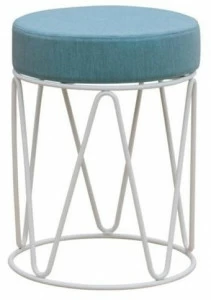 iSimar Низкий садовый табурет из оцинкованной стали Lagarto 9161