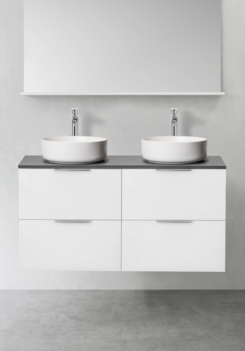 1390542 Шкаф Для Умывальника Форма Vitblank 1200D Hafa  Белый  - Вид №1