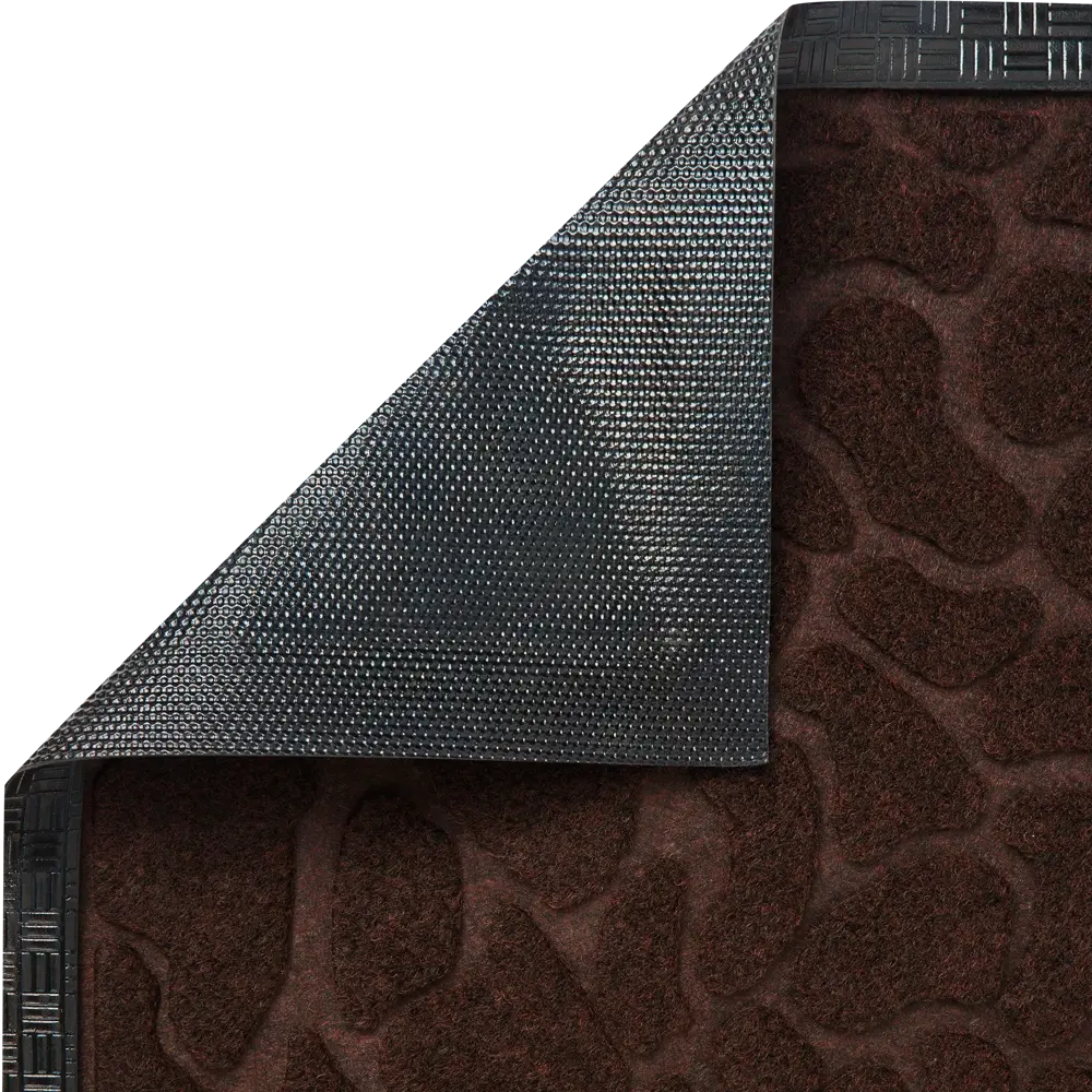 Коврик придверный INSPIRE Lenzo 60×40 см из переработанной резины, коричневый 82761214 STLM-0035630 - Вид №4