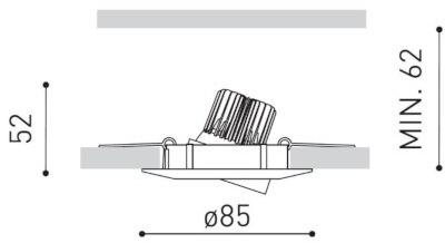 Arkoslight Круглый встраиваемый светодиодный точечный светильник Essentials sun-id-1480879 - Вид №8