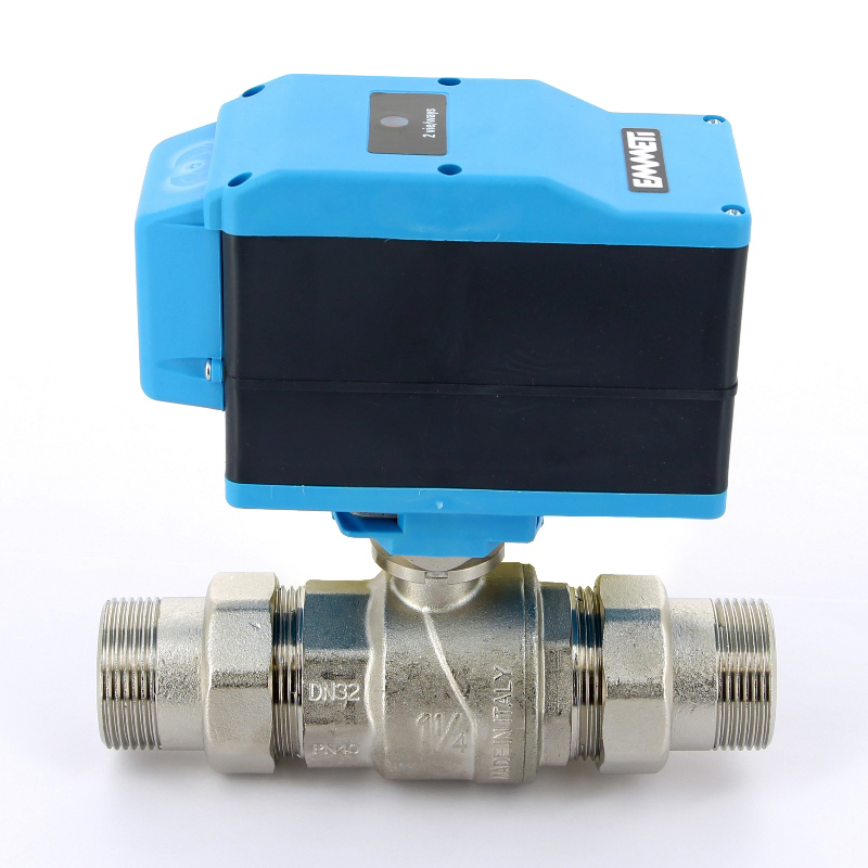 Кран шаровой с разъемными соединениями НН двухходовой MODULO PLUS с сервоприводом EMMETI 1"1/4 01425700 - Вид №1