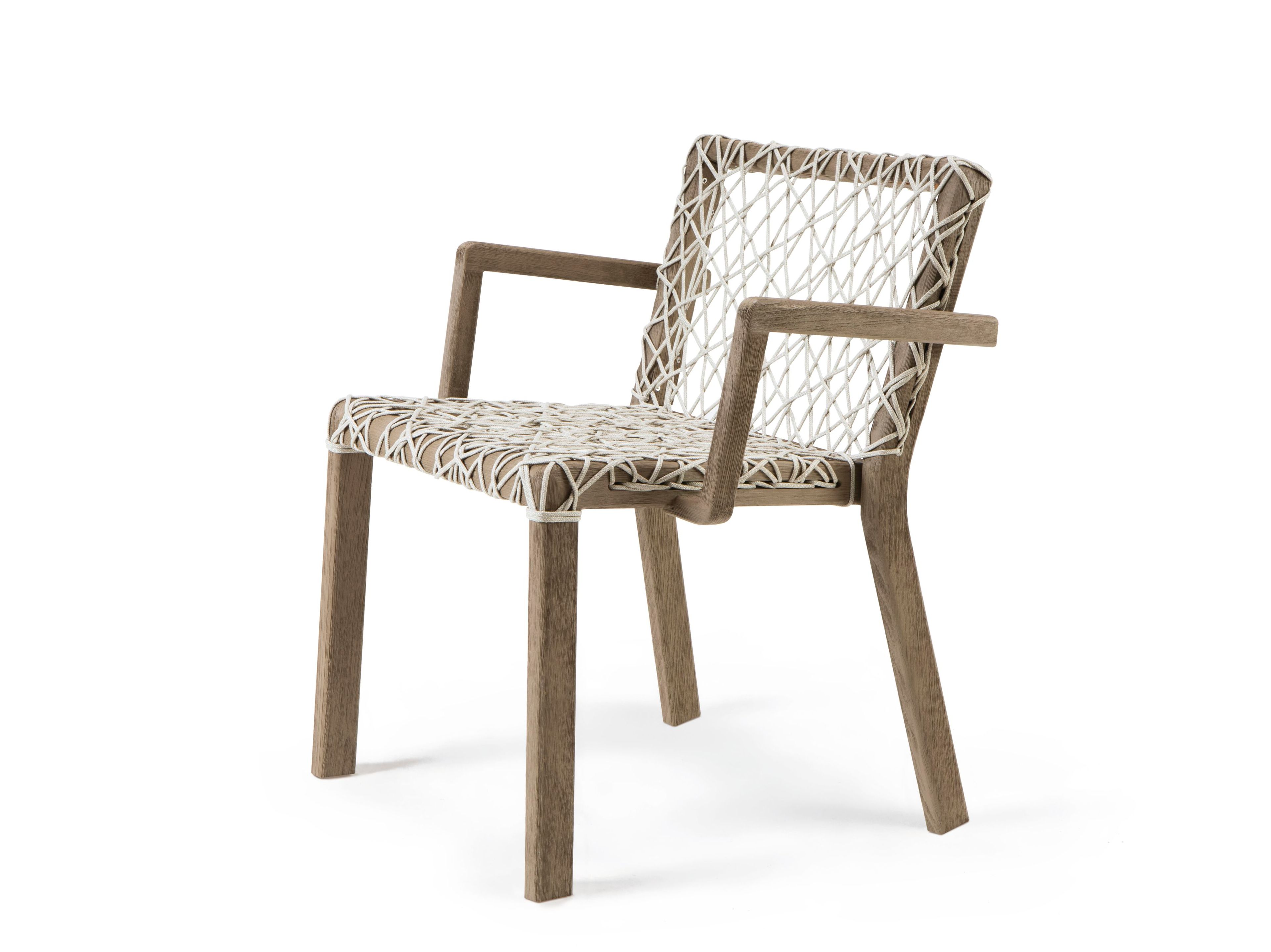 Веревочный стул с подлокотниками Ethimo Rafael ARCH-00027962