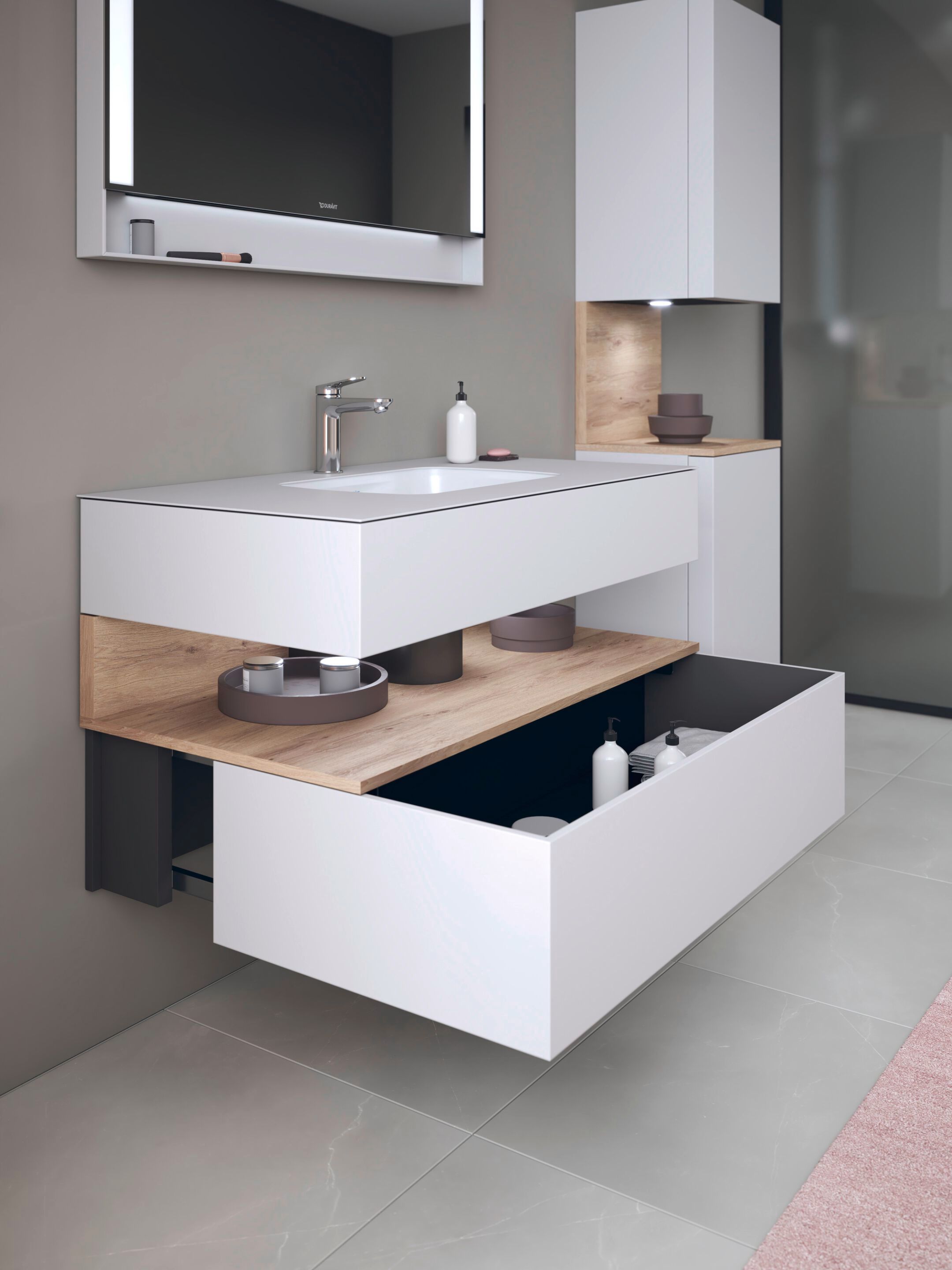 Керамическая прямоугольная встраиваемая раковина Duravit Qatego ARCH-00008089 - Вид №6