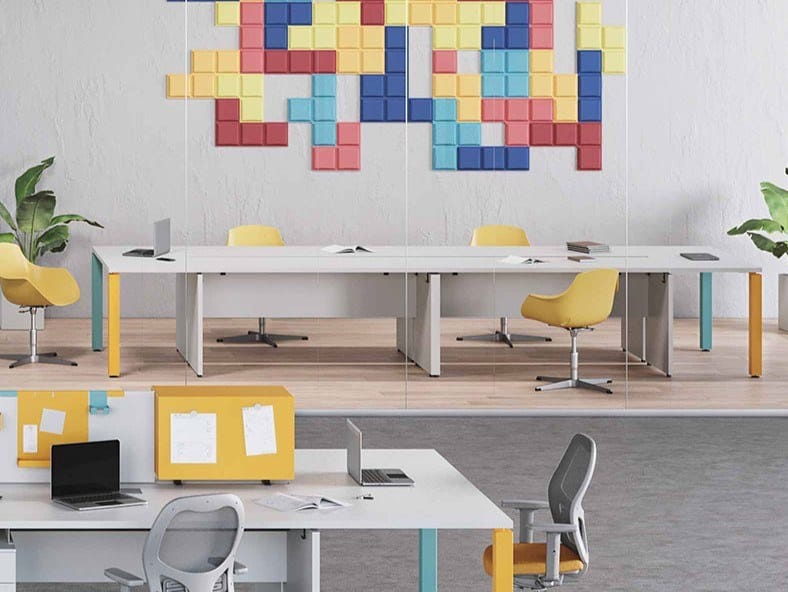 Прямоугольный стол для совещаний с системой люверсов CUF Milano Ennepi ARCH-00031315