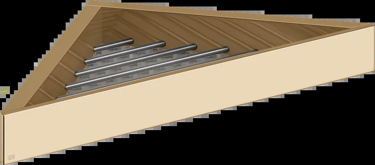 Полка 20861 735 Gessi Inverso ТЕПЛАЯ БРОНЗА PVD
