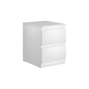 91824211 Тумба прикроватная Vmg industry 40x54x48 см 2 ящика ЛДСП цвет белый STLM-1438978