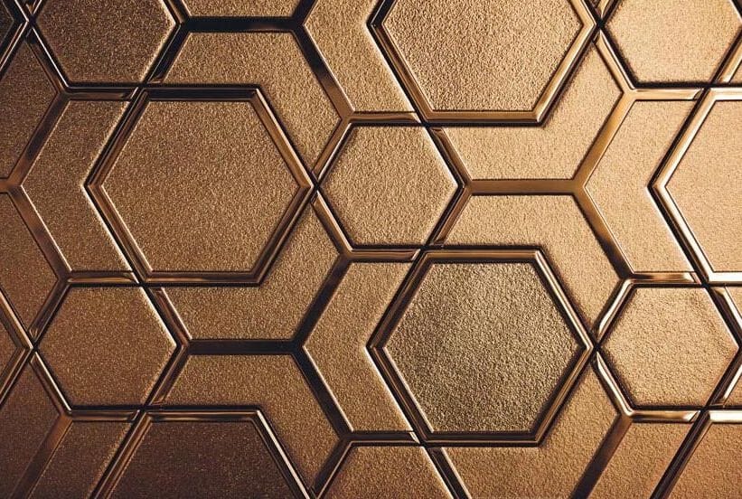 Декоративная стеклянная панель PlusObject GROMETRIC PATTERN ARCH-00009425 - Вид №4