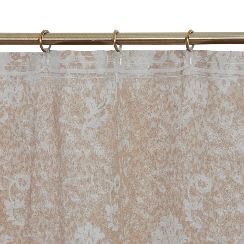 Штора на ленте Элиза 200x260 см цвет коричнево-бежевый 88109993 STLM-2012580 MIAMOZA  - Вид №3