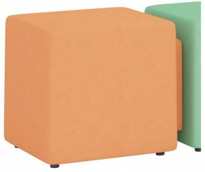 Ersa Модульный модульный квадратный пуф из ткани Carnival