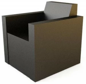 Quinze & Milan Кресло QM из пеноматериала с подлокотниками (ir)regular