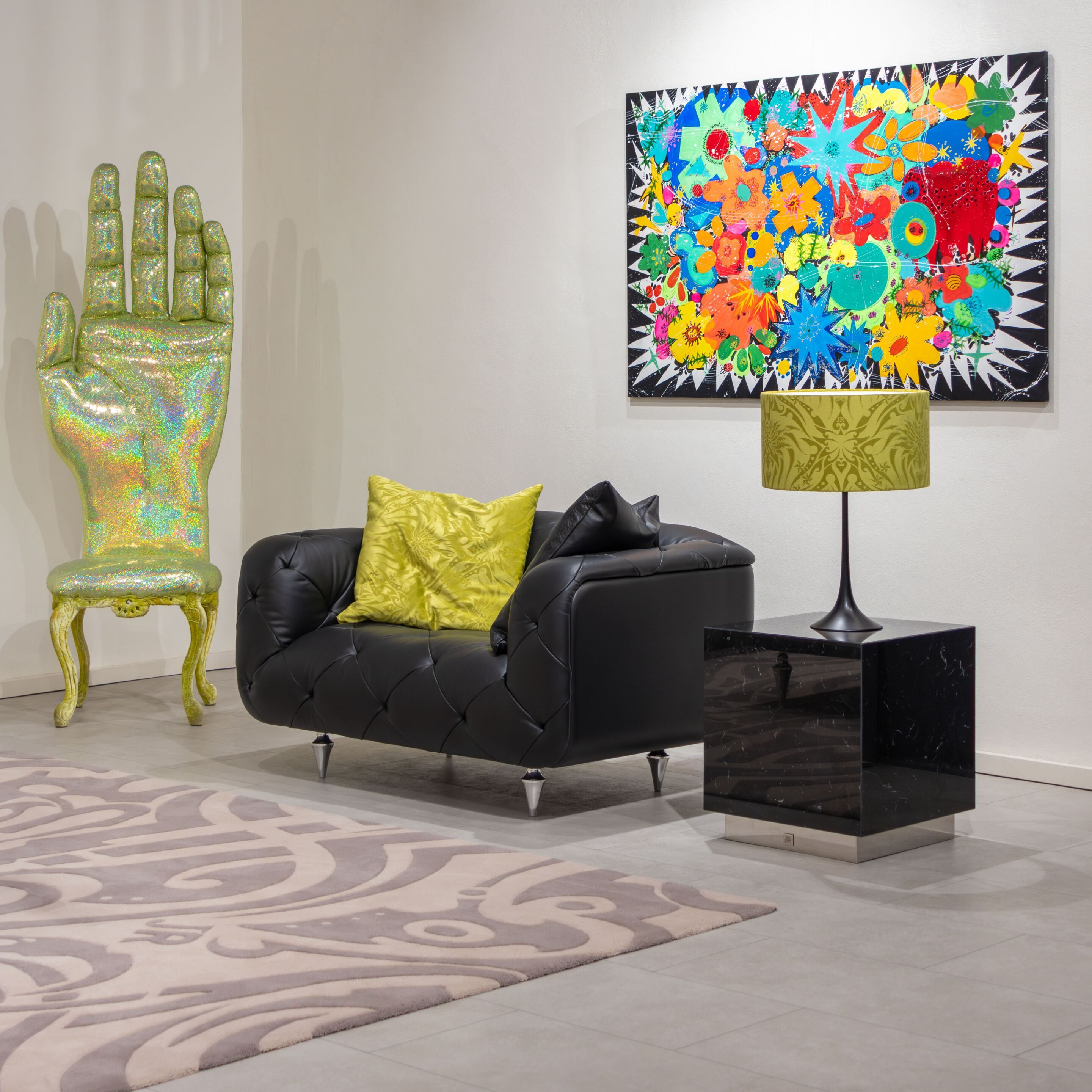 Кожаное кресло с подлокотниками Formitalia John Richmond ARCH-00081876 - Вид №1