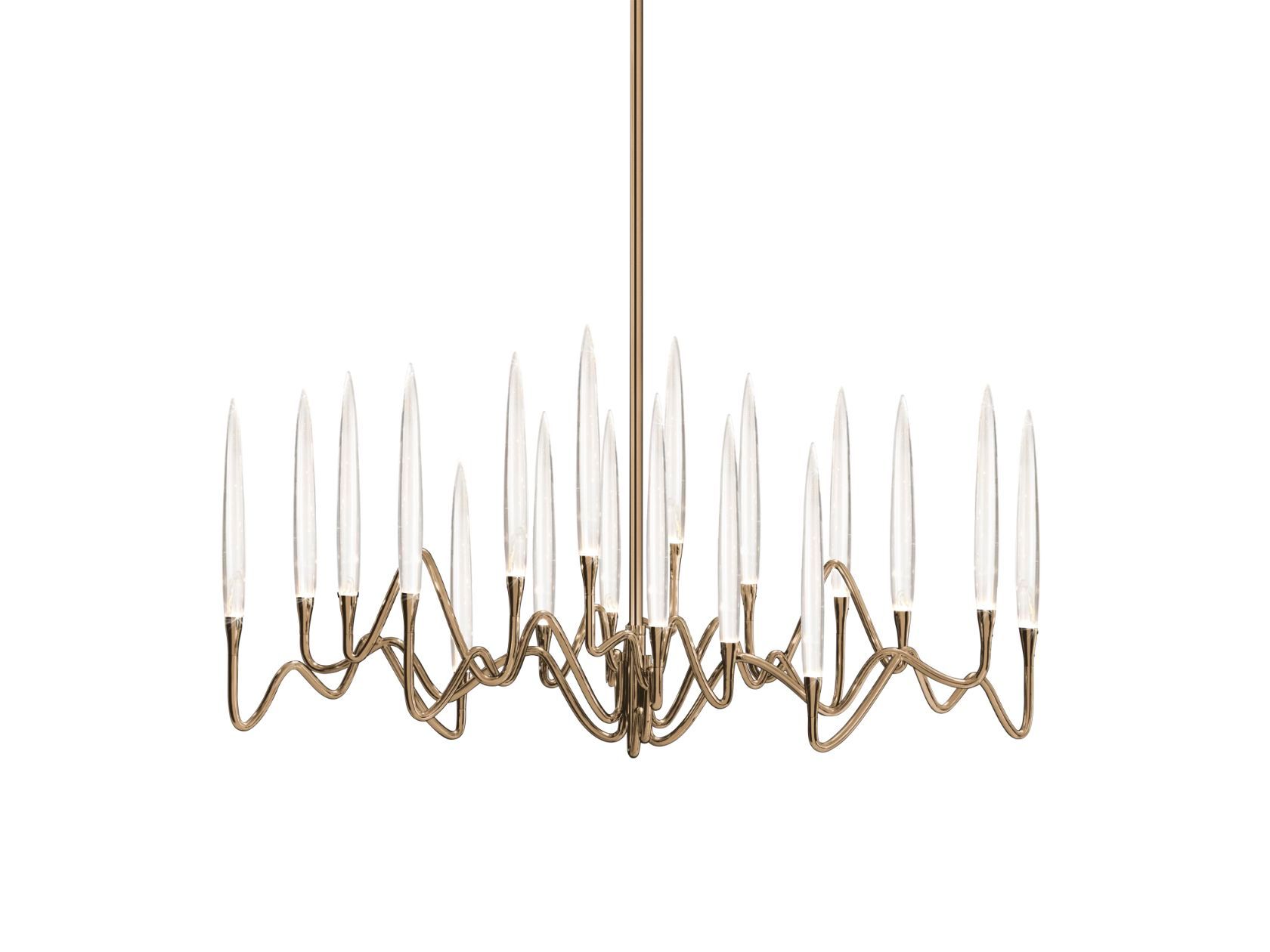 Латунный светодиодный подвесной светильник Il Pezzo Mancante кусок 3 ARCH-00098736