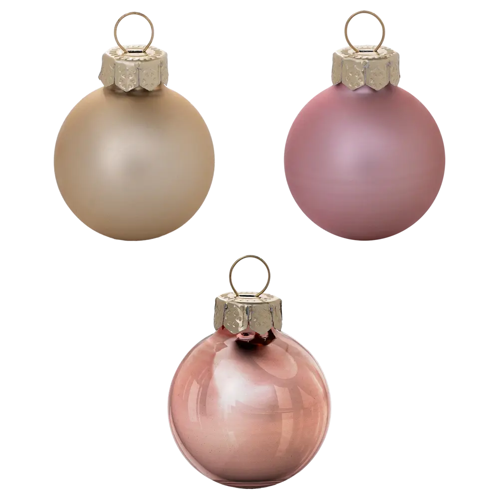87036344 Набор новогодних шаров Christmas ø3 см цвет розовый 20 шт. STLM-0962680 Santreyd  - Вид №4