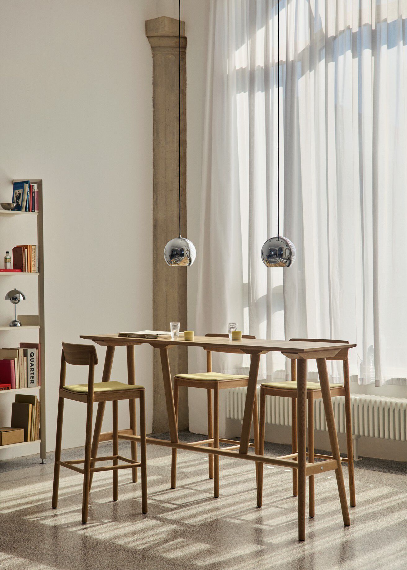 Высокий прямоугольный стол из массива дерева &Tradition In Between ARCH-00120755 - Вид №29