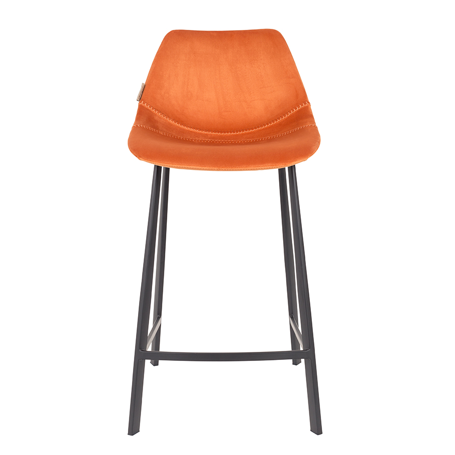 Стул высокий Franky оранжевый Dutchbone 1500068 - Вид №2