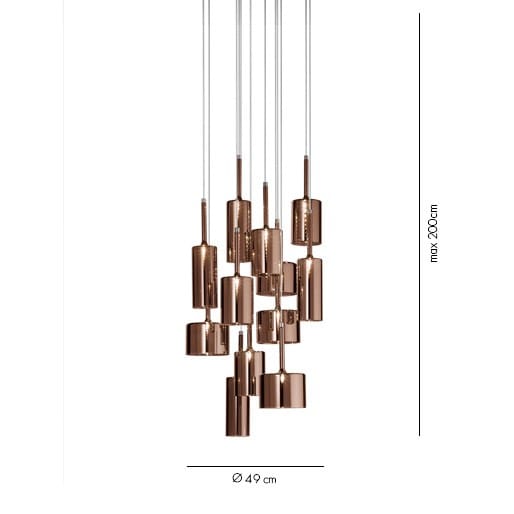 Стеклянный подвесной светильник AXOLIGHT Spillray ARCH-00105922 - Вид №4
