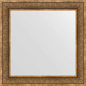 BY 3255 Зеркало в багетной раме - вензель бронзовый 101 mm EVOFORM Definite