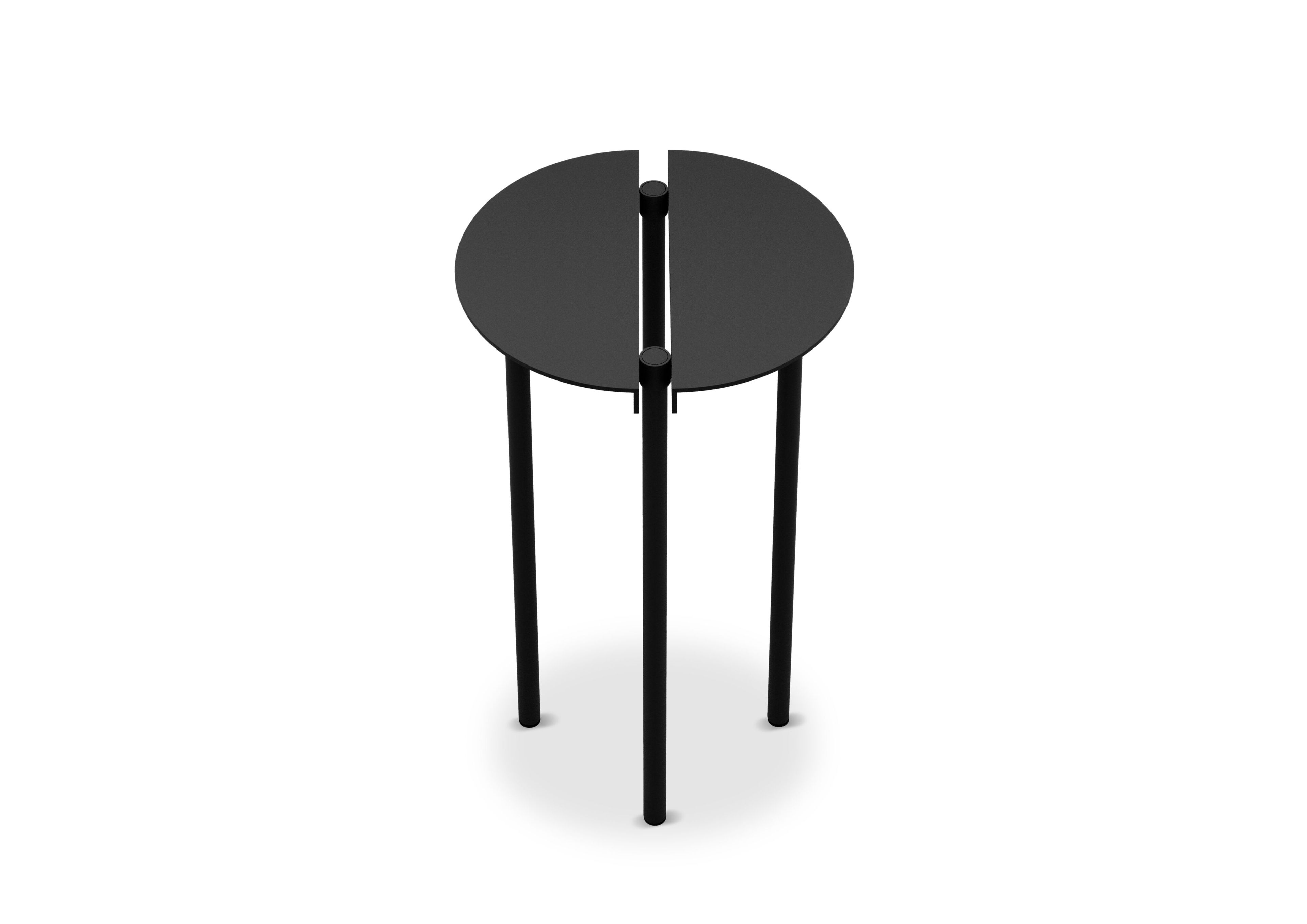 Круглый металлический журнальный столик Adrenalina Orit ARCH-00002198 - Вид №1