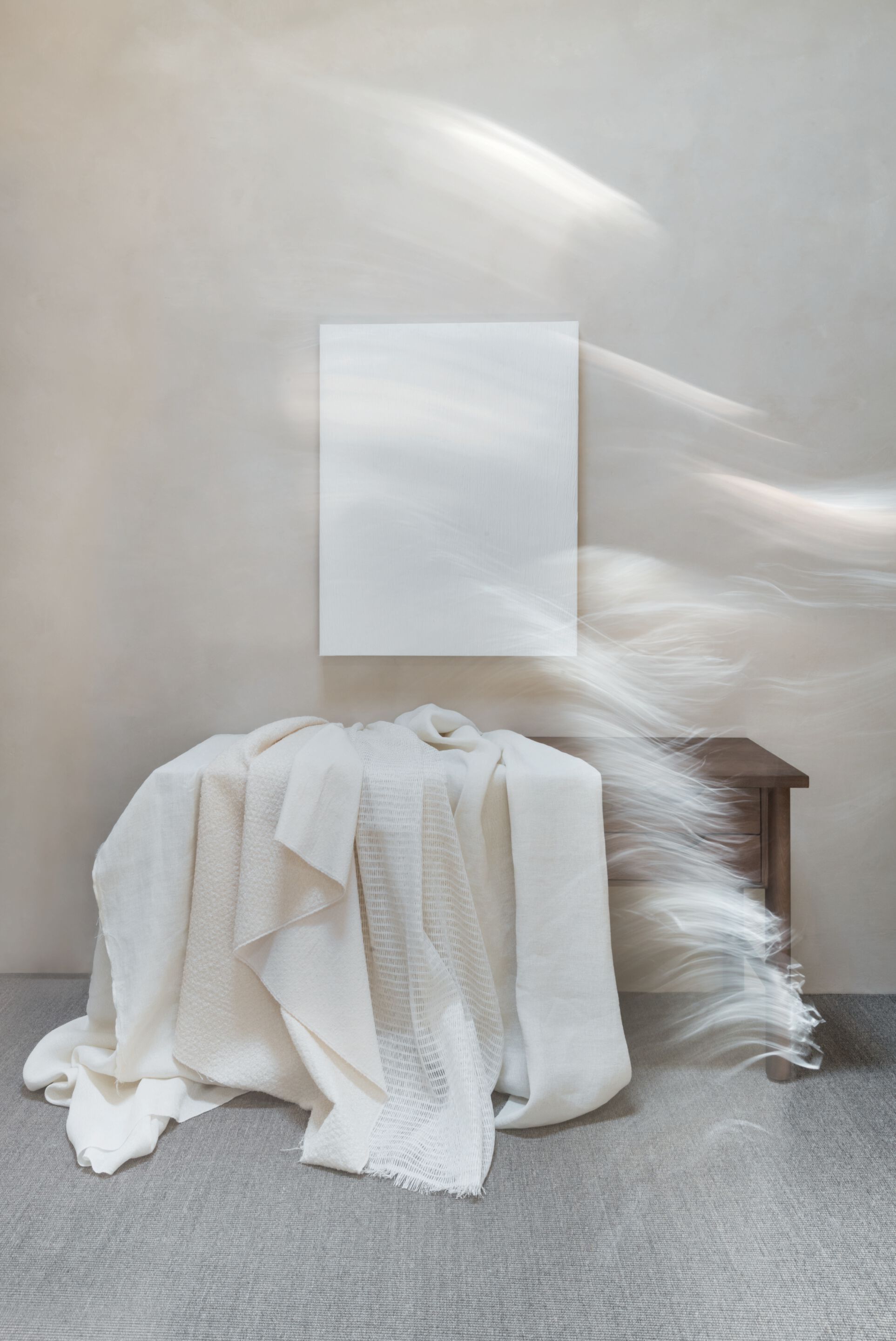 Льняная и бумажная хлопчатобумажная ткань Élitis Éphémère ARCH-00047883 - Вид №4