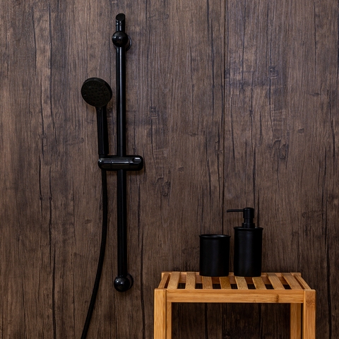 Orange OneLife OL11b Душевой гарнитур: цвет: чёрный Хром sun-id-1516998 - Вид №3