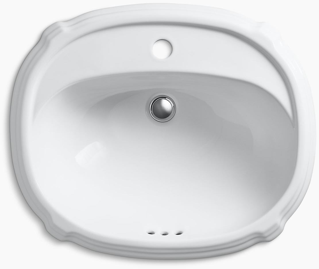 K-2189-1-G9 Накладная раковина на столешницу  прямоугольная Kohler  - Вид №2