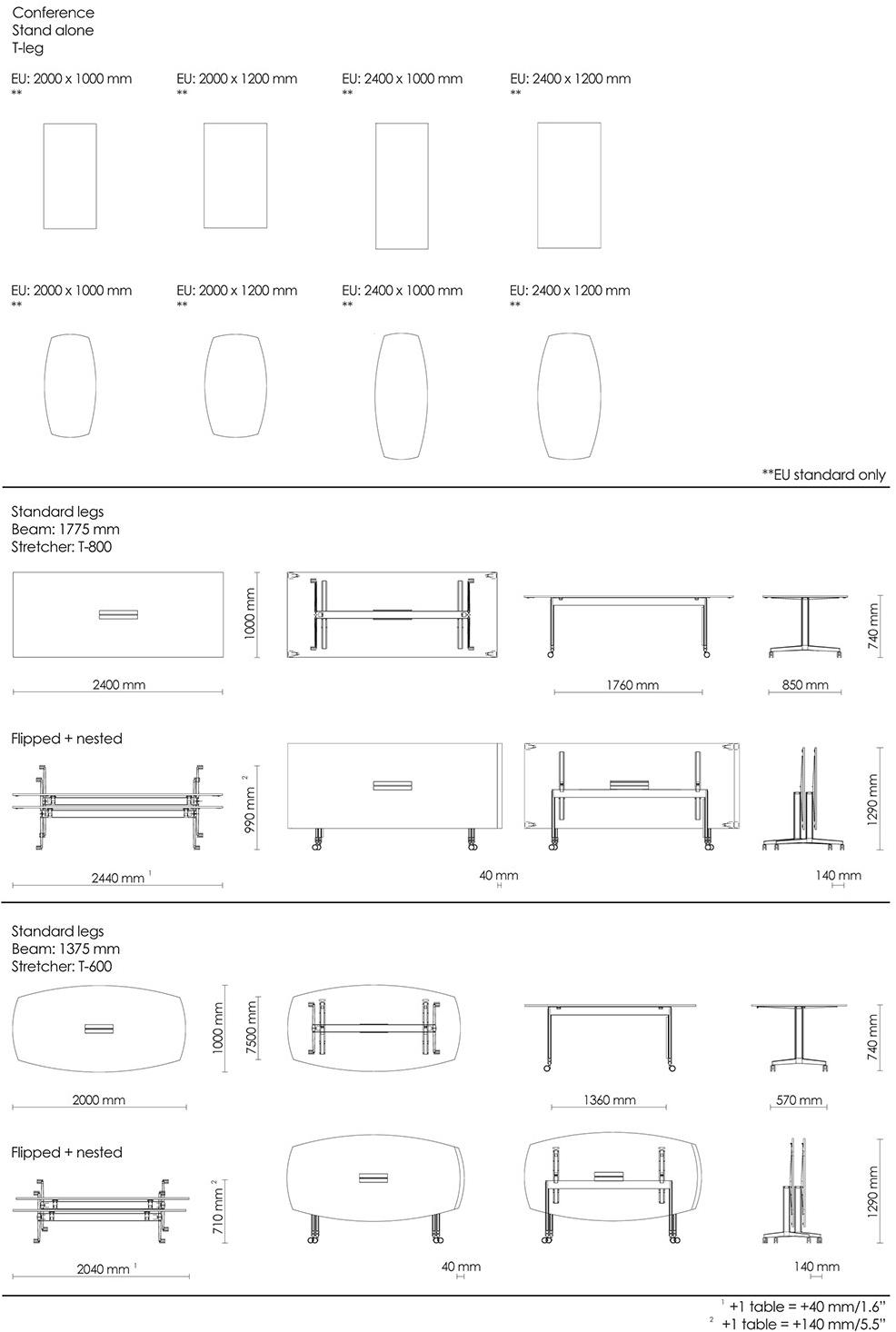 Howe Стол для переговоров со складной столешницей Moveo sun-id-1498993 - Вид №5
