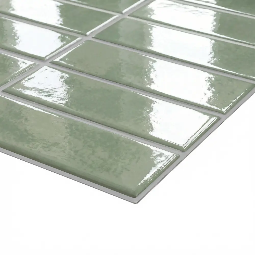 Листовая панель ПВХ Оливковая глазурь 962x478 мм 0.47 м² Santreyd STLM-2123941 - Вид №3