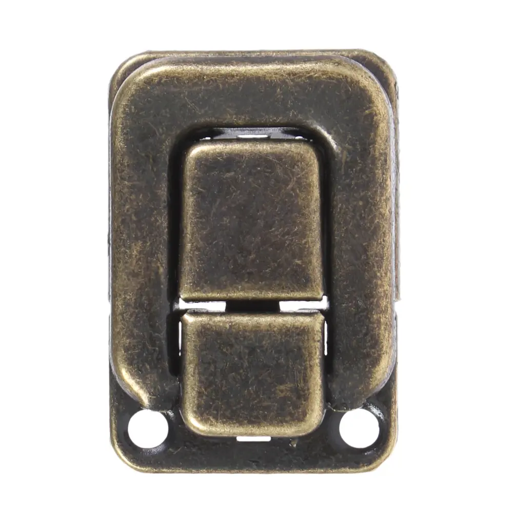 Замок для шкатулок и кейсов 35x25 мм, цвет бронза ЛЕВША STLM-2007772