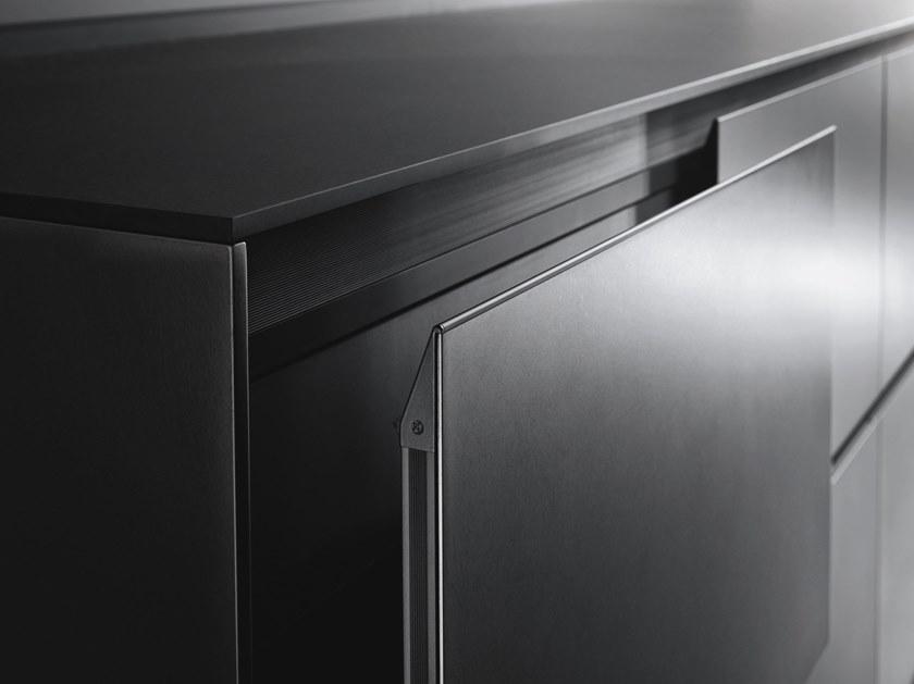 VALCUCINE Кухня из ламината с островом со встроенными ручками Riciclantica sun-id-1459832 - Вид №2