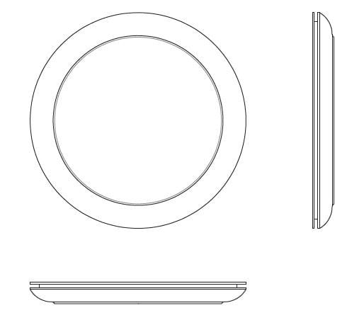 Круглое зеркало в рамке со встроенным освещением Sicis Fluxus ARCH-00131001 - Вид №5