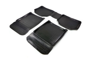 17428674 Резиновые коврики в салон 3D STANDART для Lada 2104-05,07 1982-2012 LD.07.01005 SRTK