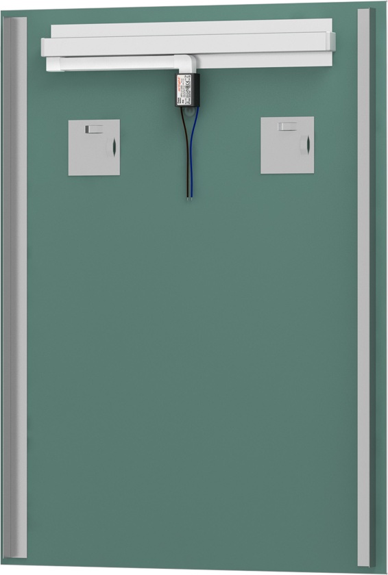 BY 2110 Зеркало со встроенным LED-светильником 4 W EVOFORM Ledline - Вид №2