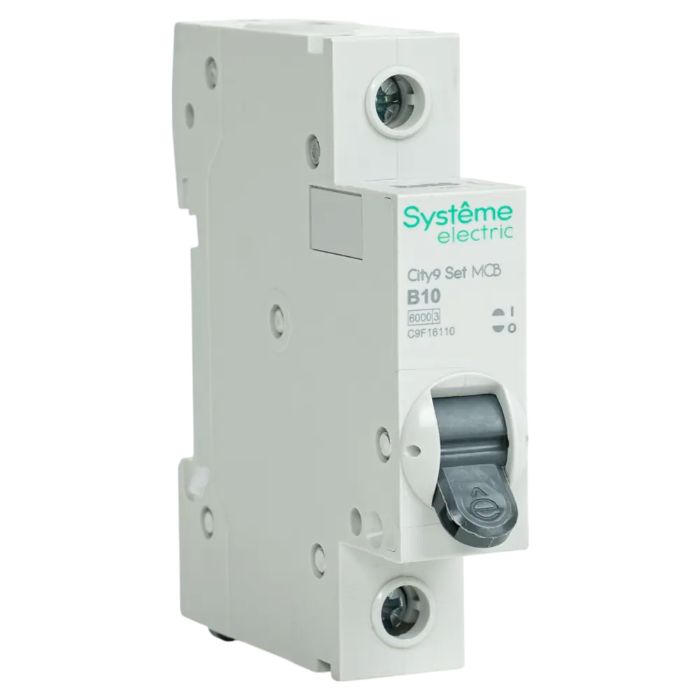 Автоматический выключатель SYSTEME ELECTRIC City9 1P 10А для надежной защиты сети 89412698 STLM-1576769 - Вид №1