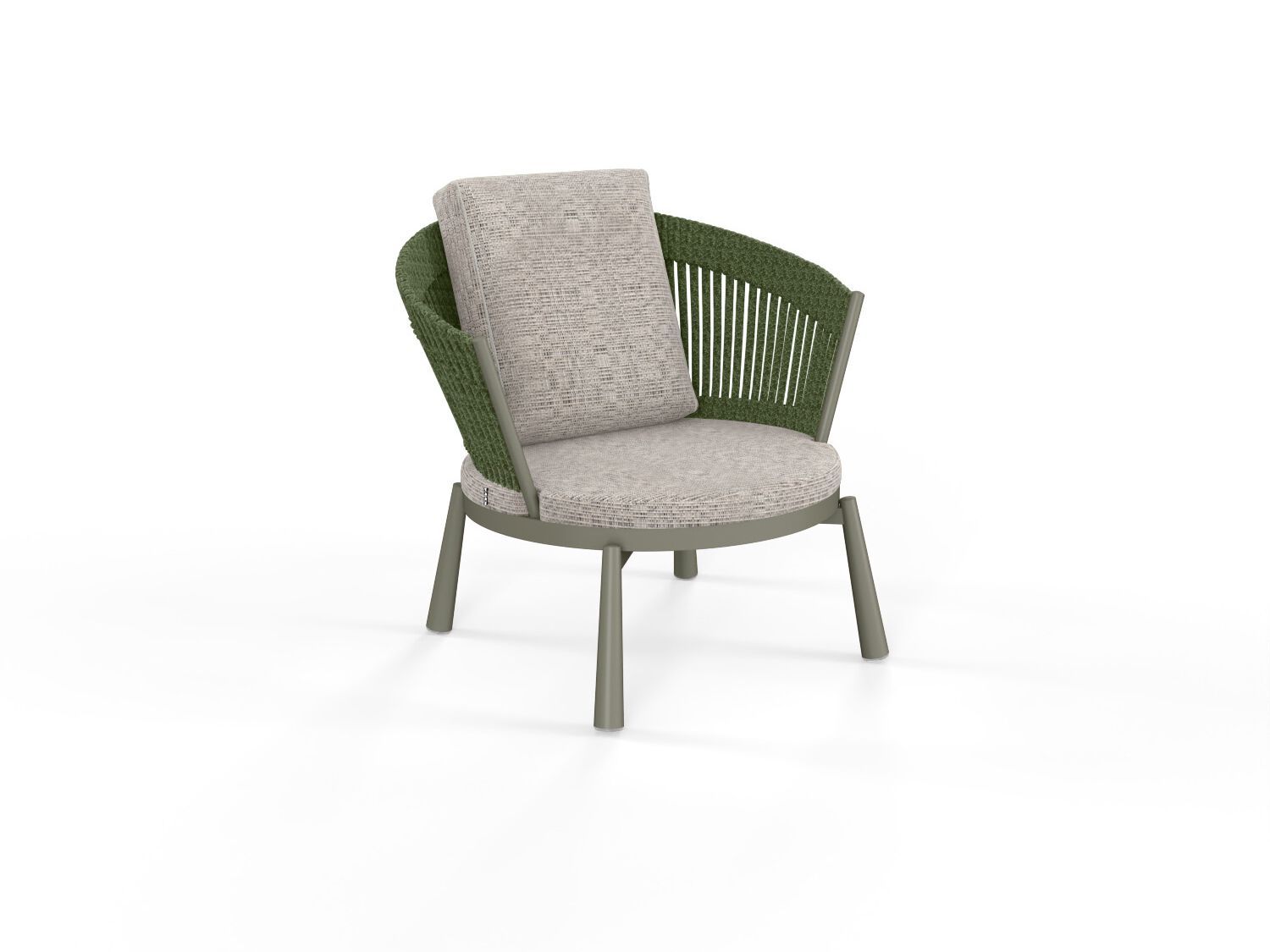 Веревочное и алюминиевое садовое кресло YAAZ Черепаха ARCH-00141058 - Вид №10