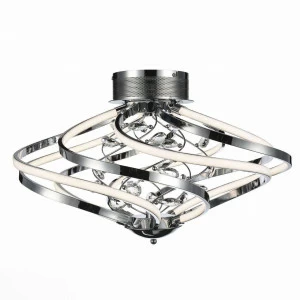 Потолочный светодиодный светильник ST Luce SL924.102.10 ST LUCE ДИЗАЙНЕРСКИЕ 073972 Белый;серебро