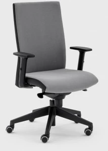 Viganò Вращающееся офисное кресло из ткани на колесиках Logika