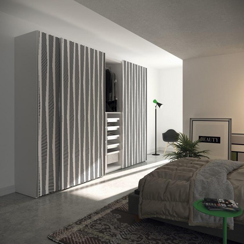 De Rosso Шкаф HPL с раздвижными дверцами на заказ Alfabeto sun-id-1482803 - Вид №2