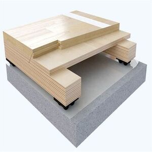 Спортивный паркет Coswick Турнирный Спорт Про Турнирный Спорт Про Клён Селект (Гладкая) 300-1845х82,55 мм.