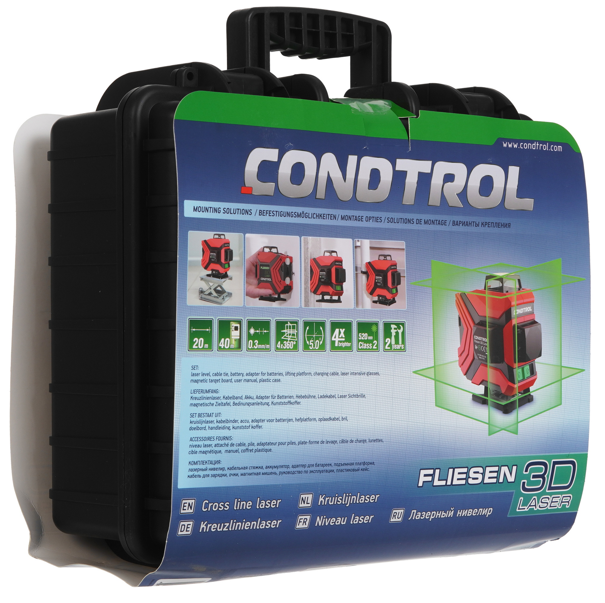 Лазерный нивелир CONDTROL Fliesen 3D Laser 5623914 STDN-0135852 - Вид №8