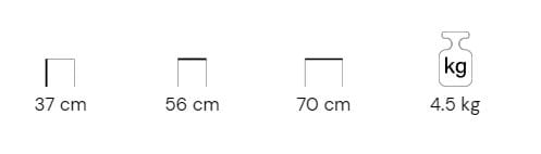 Алюминиевый низкий садовый столик DRIGANI Drop ARCH-00131962 - Вид №6