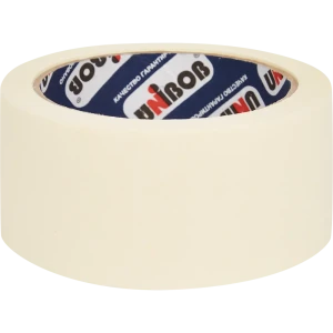 Лента малярная клейкая Unibob 48 мм x 25 м белая
