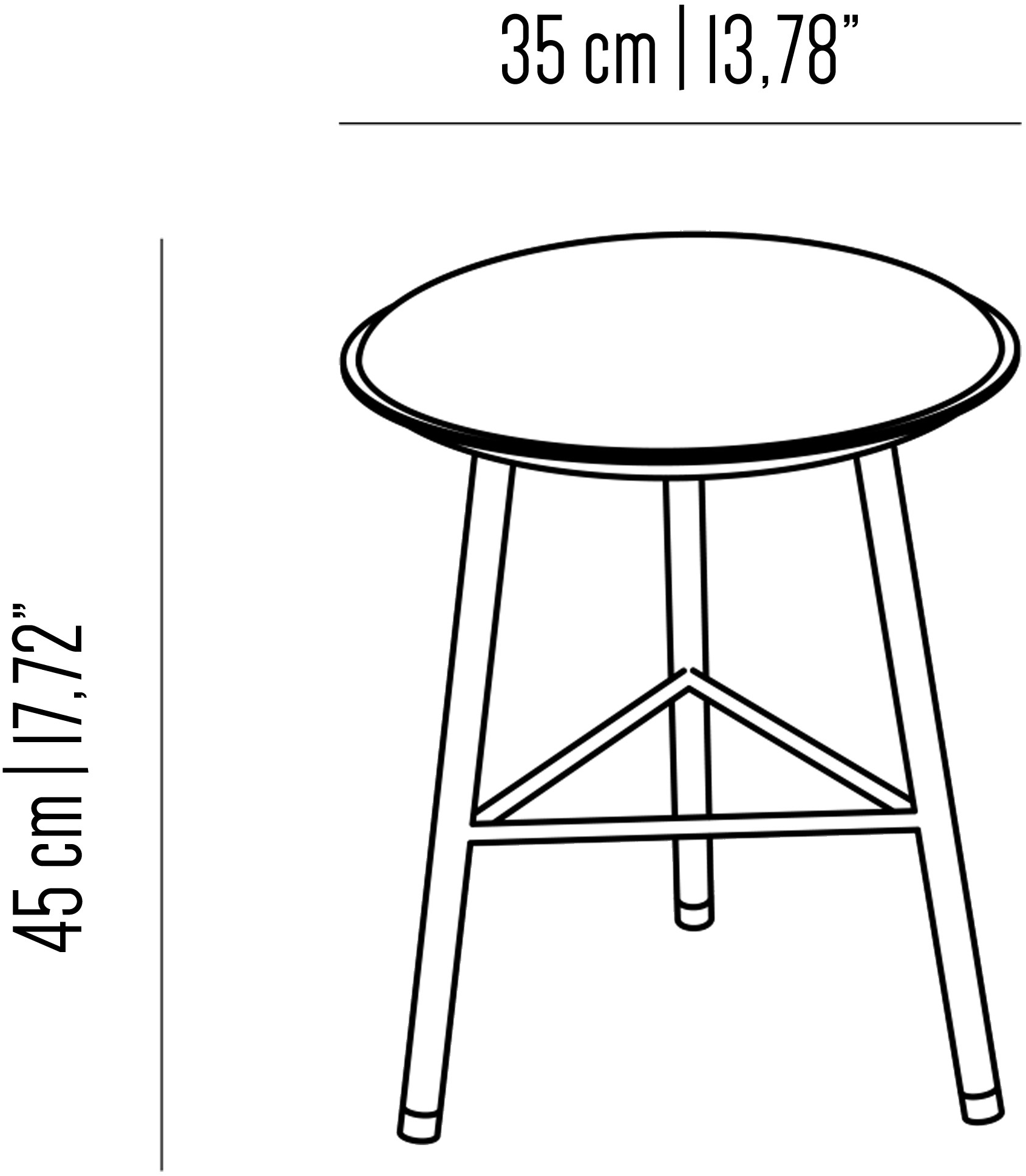 Il Bronzetto Железный табурет с подставкой для ног Soft iron Sir 04 - Вид №1