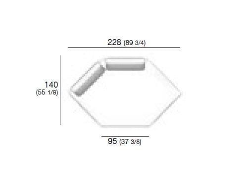 Угловой садовый диван из ткани RODA ARCH-00094997 - Вид №9
