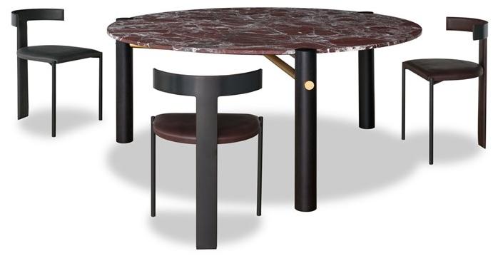 BAXTER Круглый мраморный стол sun-id-1482069 - Вид №1