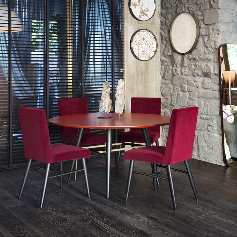 ALMA DESIGN Круглый стол в мдф Magenta sun-id-1385796 - Вид №1