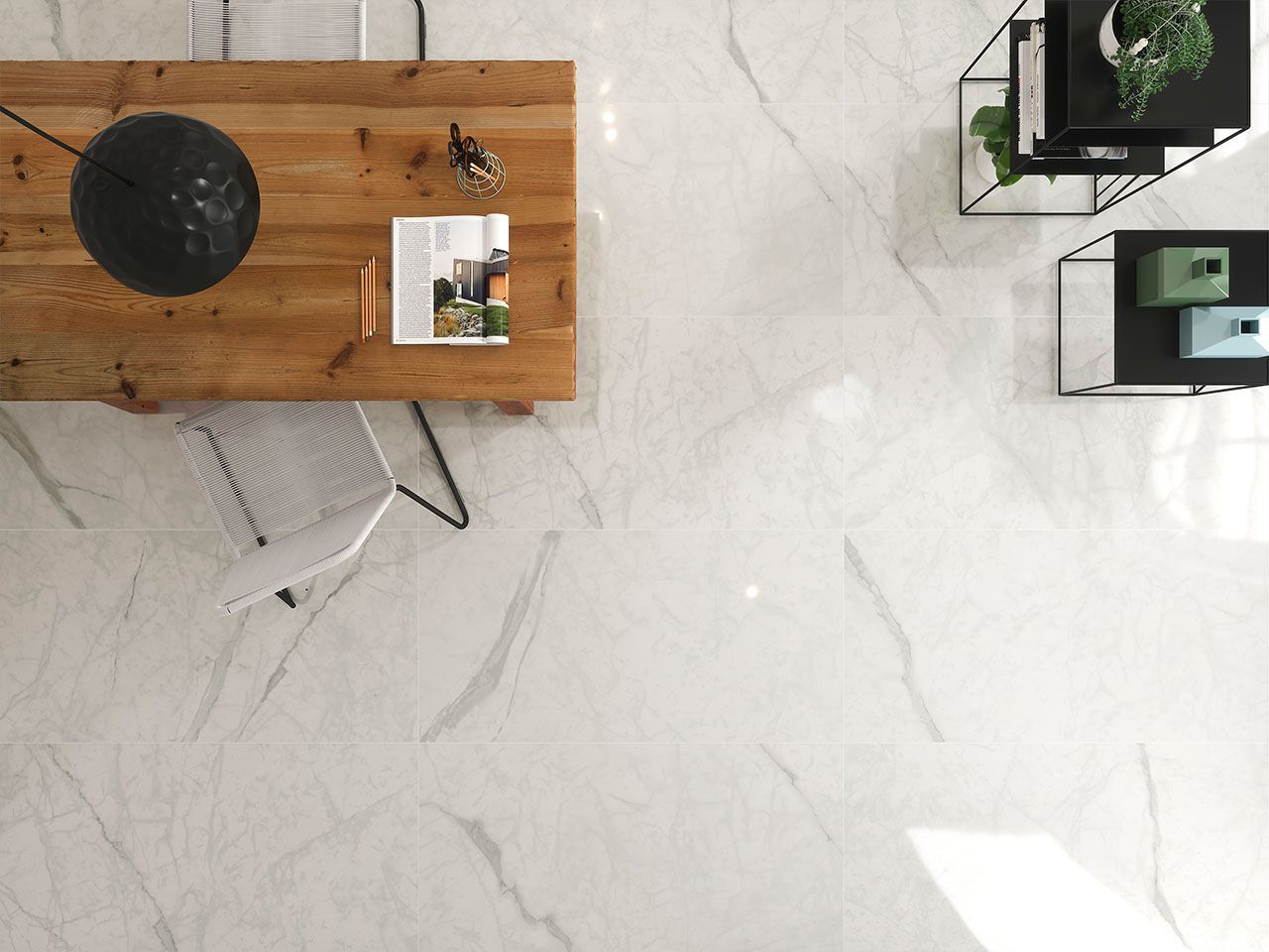 Пол / керамогранит с мраморным эффектом Kaleseramik плиты ARCH-00065407 - Вид №2