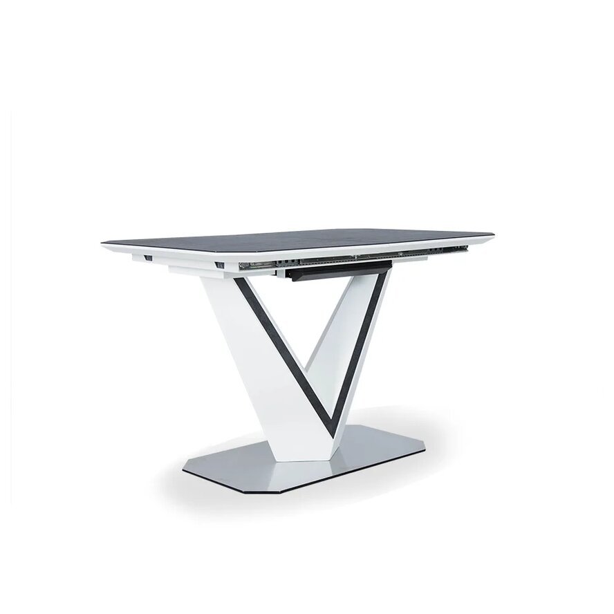 Обеденный стол раздвижной 140-185 см серый "Мэтью" STOOL GROUP  00-3946103 Серый  - Вид №4