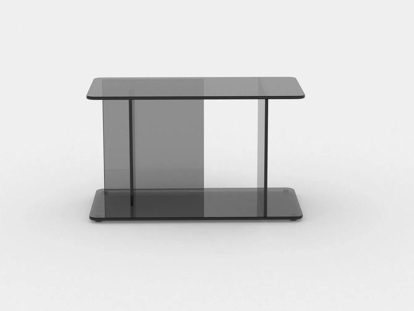 Прямоугольный журнальный столик из закаленного стекла Case LUCENT ARCH-00082819